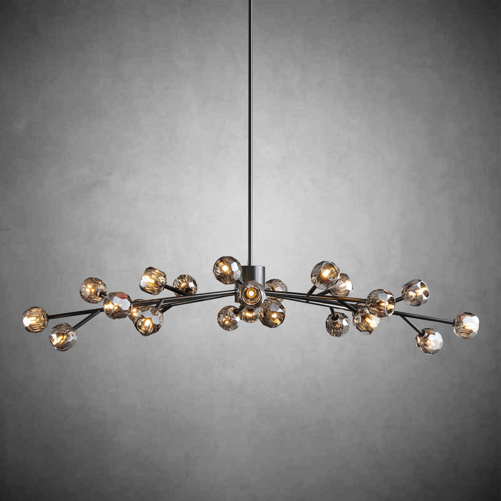 Bille De Crystal Glass Round Chandelier 24"36"48"60"72"