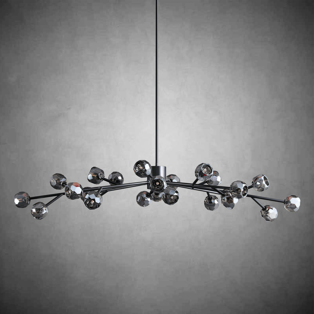 Bille De Crystal Glass Round Chandelier 24"36"48"60"72"