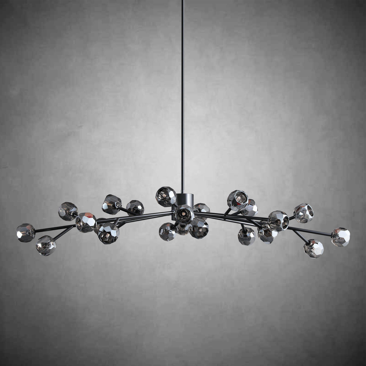 Bille De Crystal Glass Round Chandelier 24"36"48"60"72"