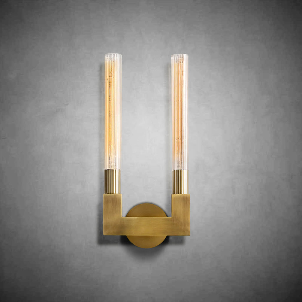 Cannel Double Wall Sconce 18"H