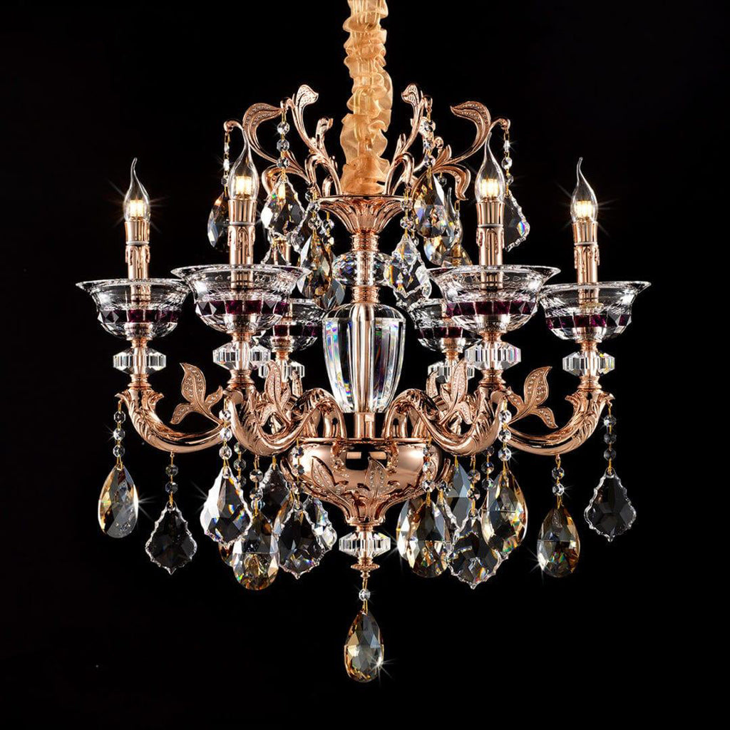 Bacalao Chandelier 27" 6 Lights