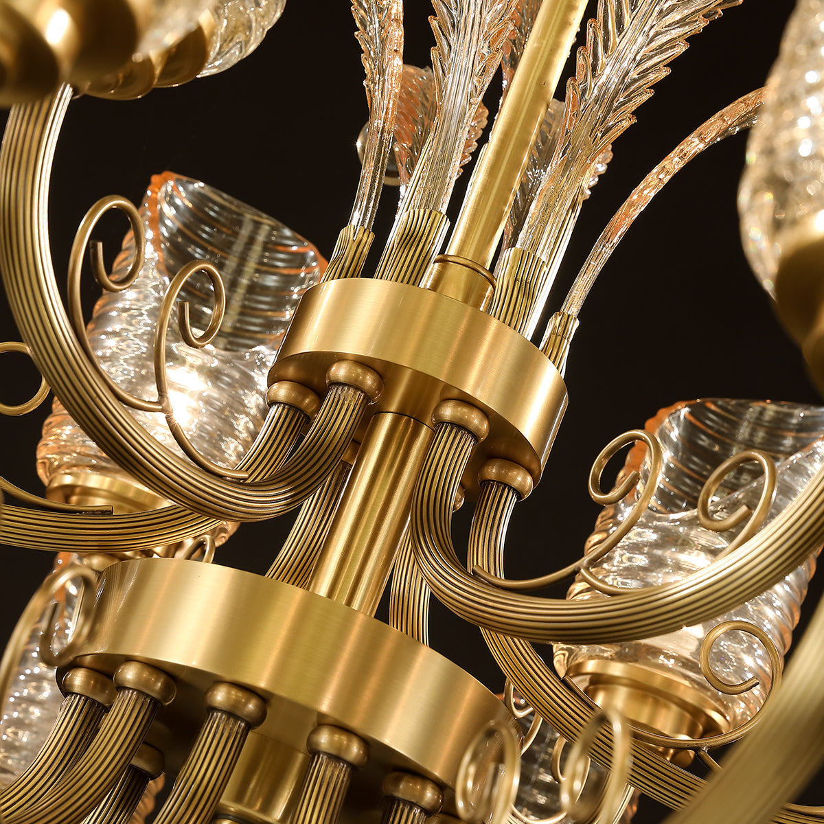 Zenith chandelier 41"W