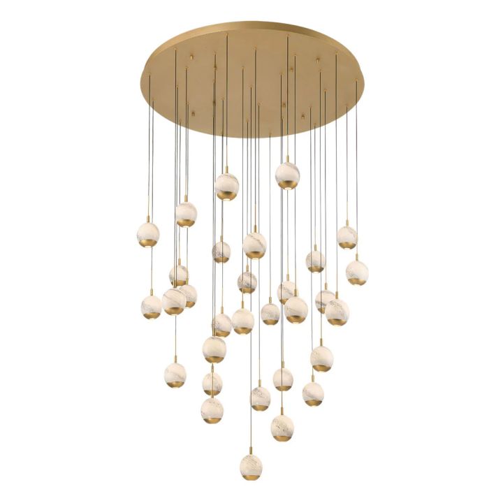 Kimma Lights Round LED Chandelier