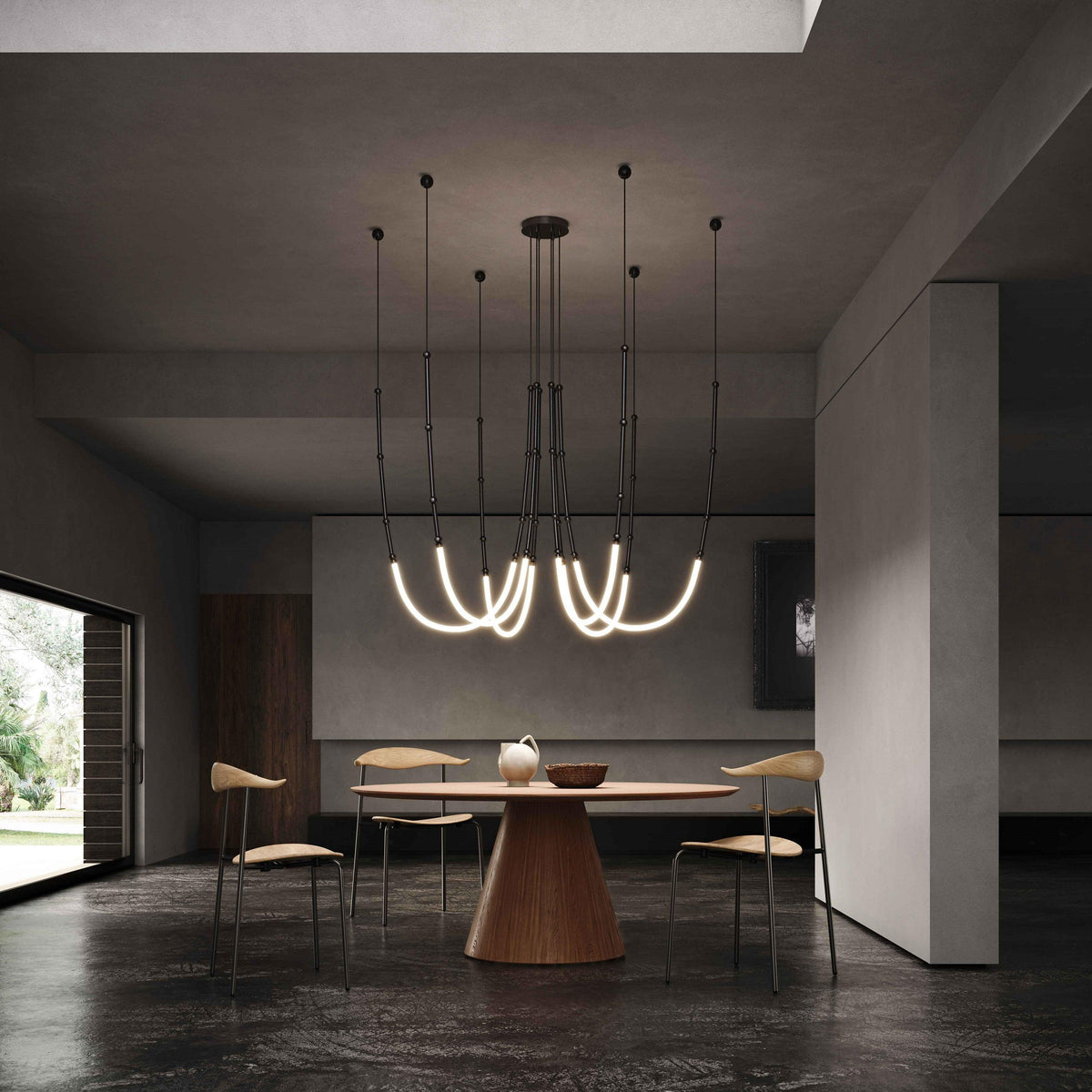 Leda Alabaster Chandelier