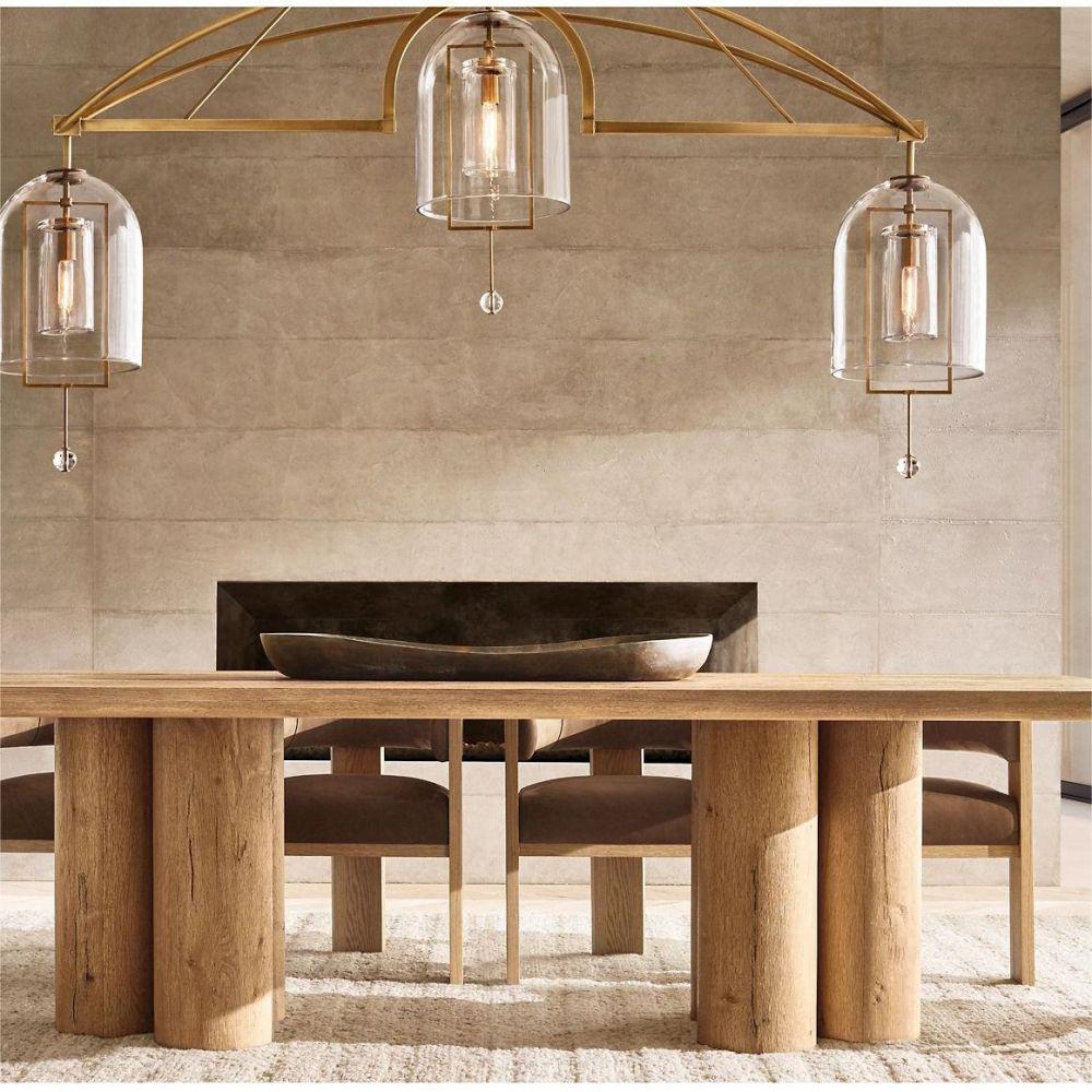Fulcram Linear Chandelier 85" 3-Lights