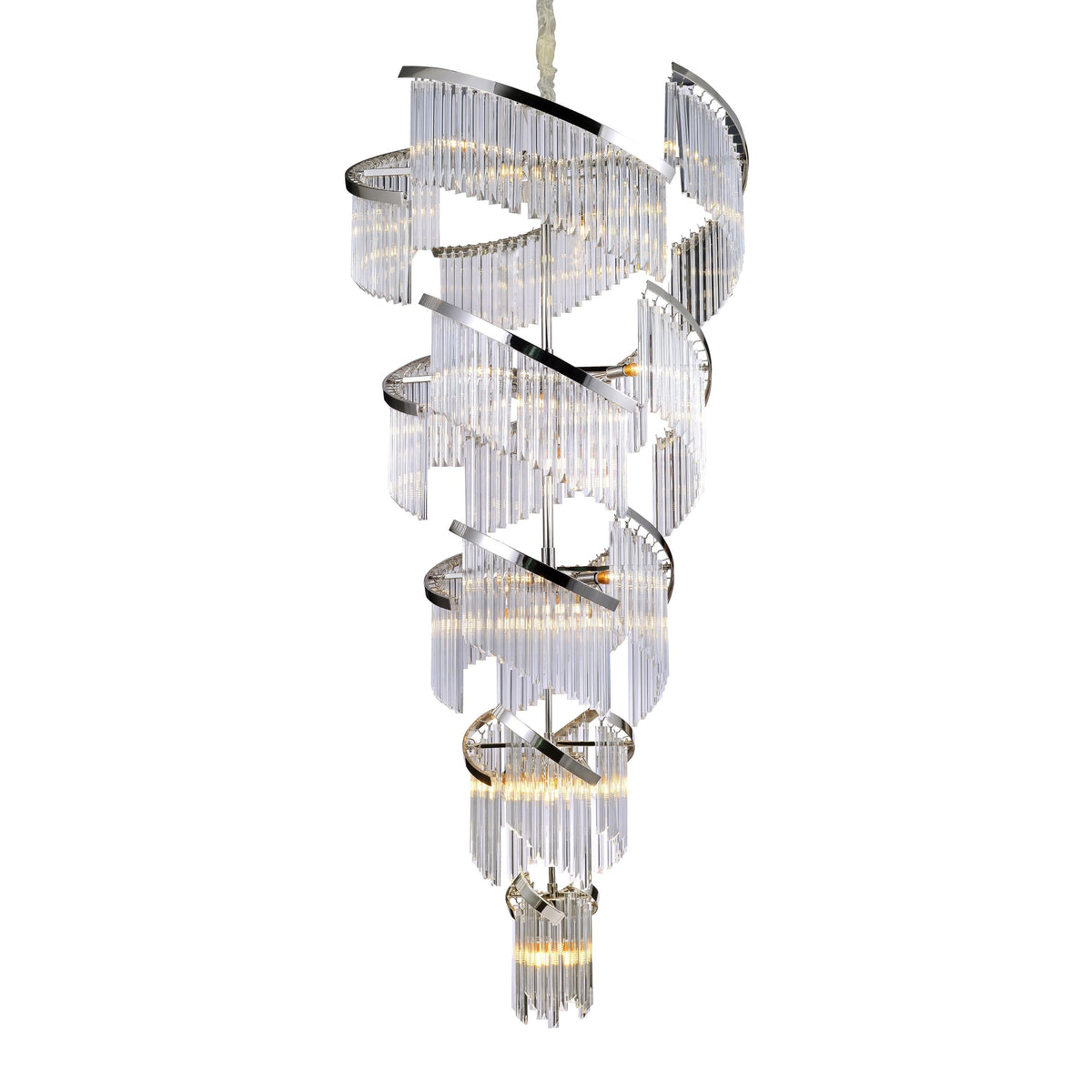 Twin Palms Foyer Crystal Chandelier