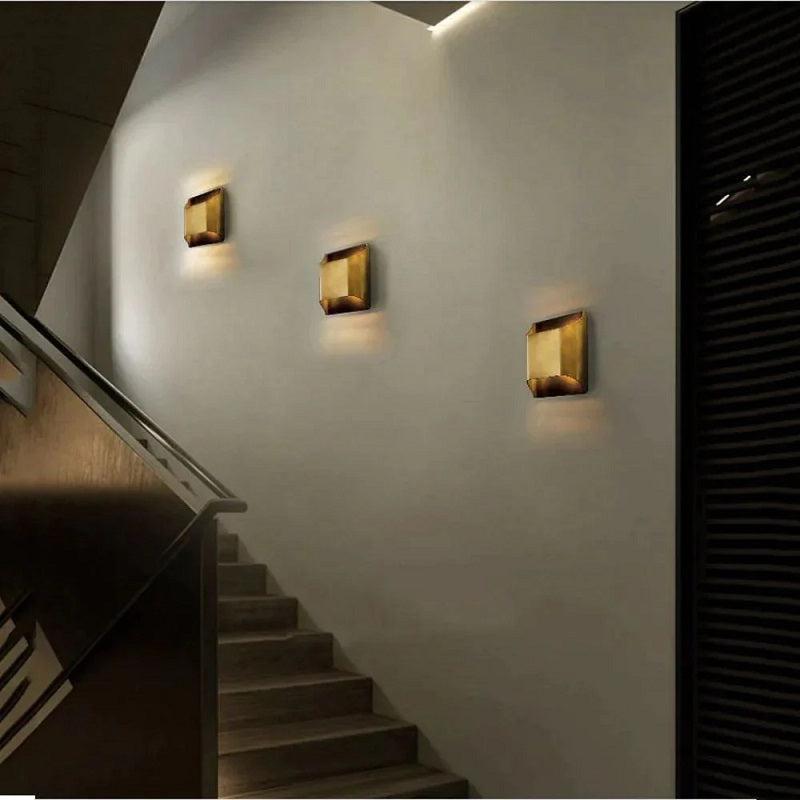 Keseau Mechanic Brass Wall Sconce