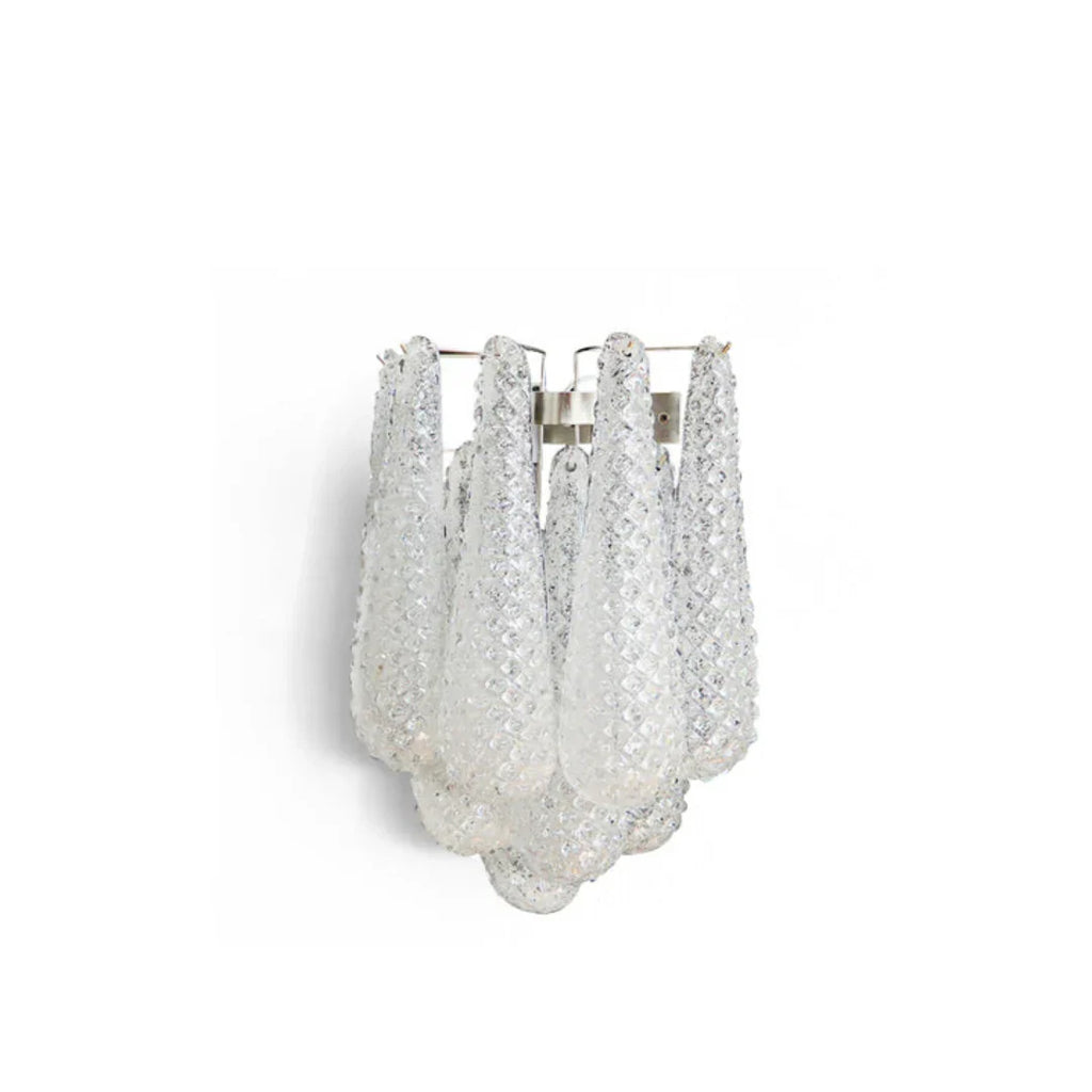 Murano Petals White Wall Light 13.4"