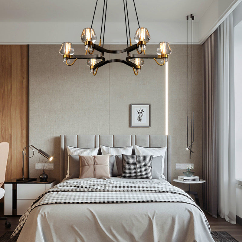 Brass,post-modern,industrial style, bulb, light luxury, 6 heads, glass, 8 heads,chandeliers, branch, pendants, Calmoxve, living room. bedroom, dining room, light,