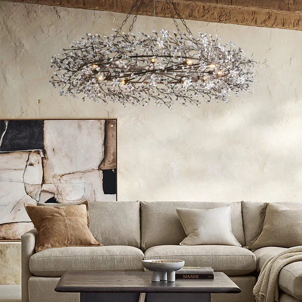 Roselle Crown Chandelier 39" 48" 60"
