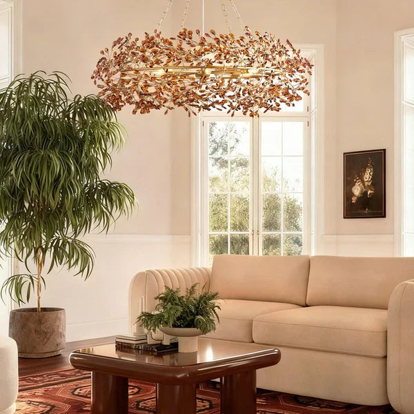 Roselle Crown Chandelier 39" 48" 60"