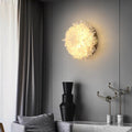 Rock Crystal Sunflower Wall Sconce - Calmoxve
