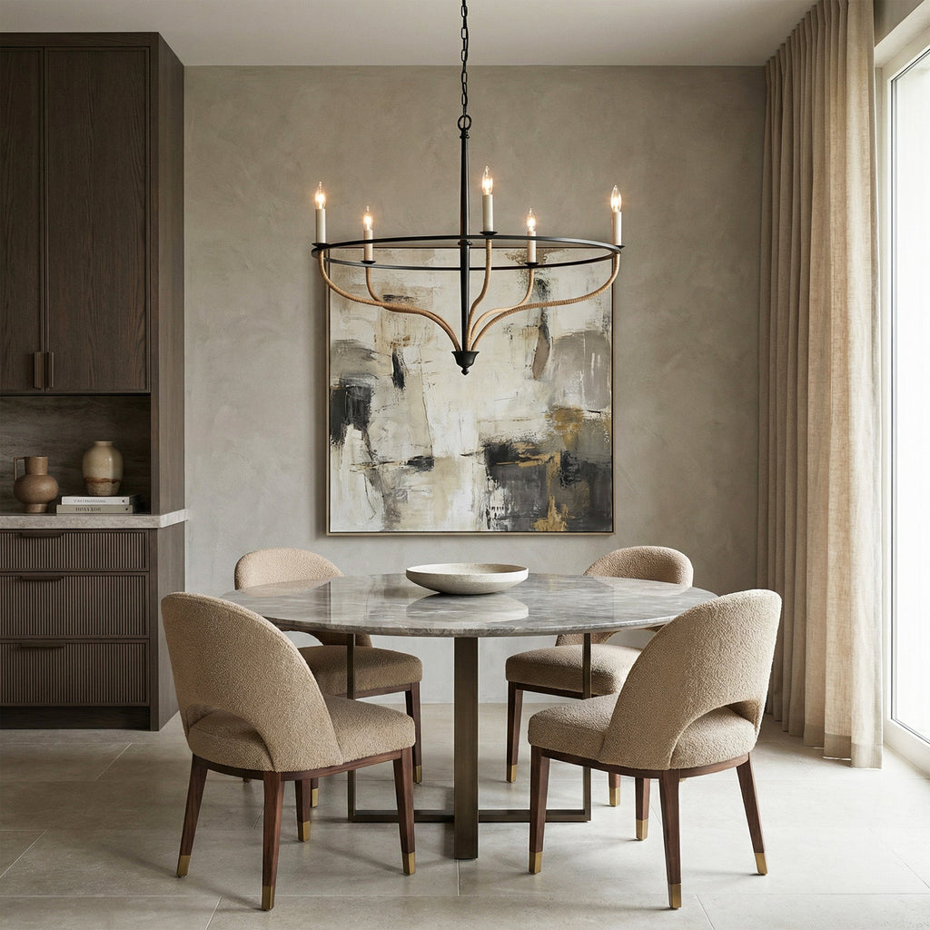 Rowvane Rattan Chandelier
