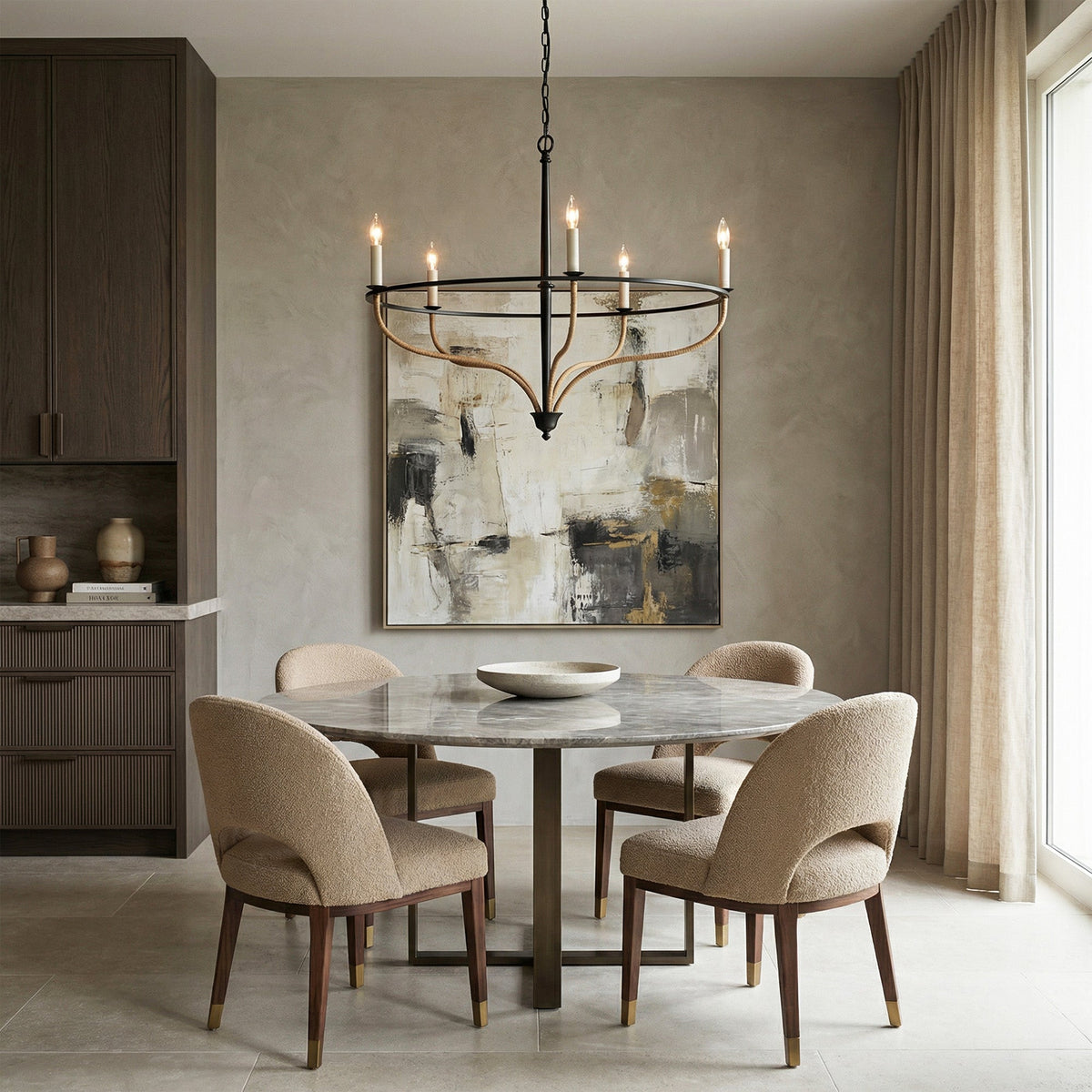 Rowvane Rattan Chandelier