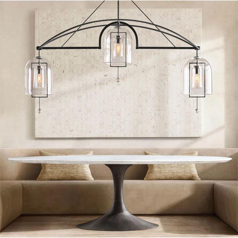 Fulcram Linear Chandelier 85" 3-Lights