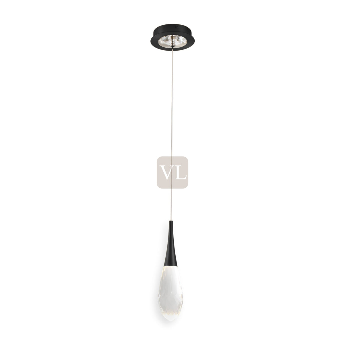 Crystal Drop LED Pendant Light