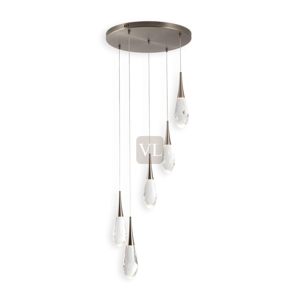 Crystal Drop LED Pendant Light