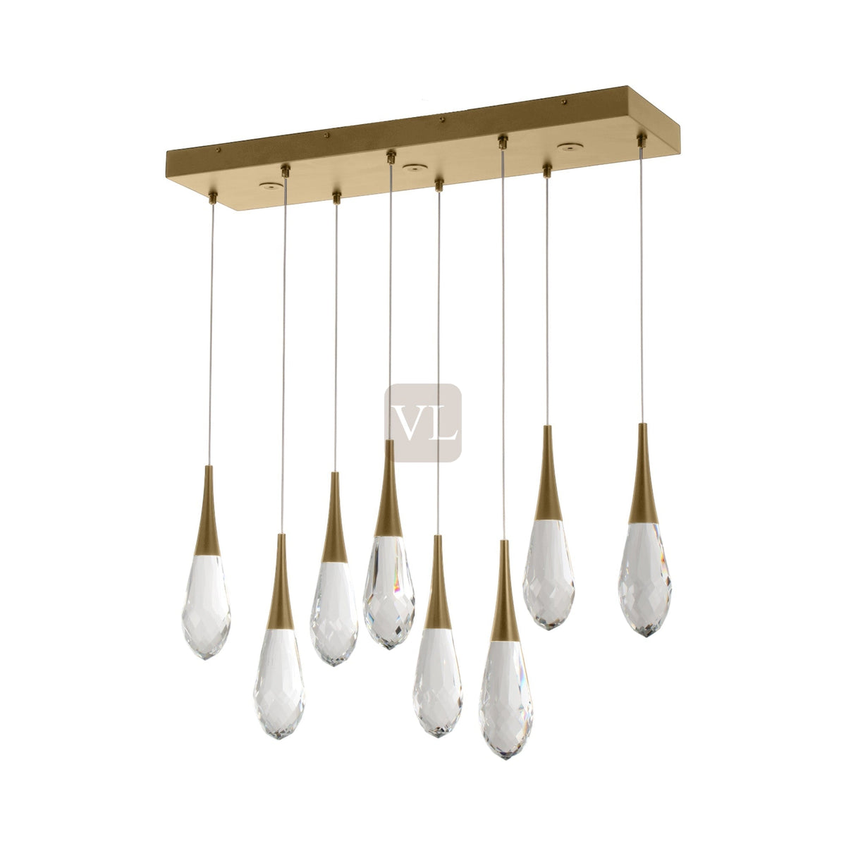 Crystal Drop LED Pendant Light