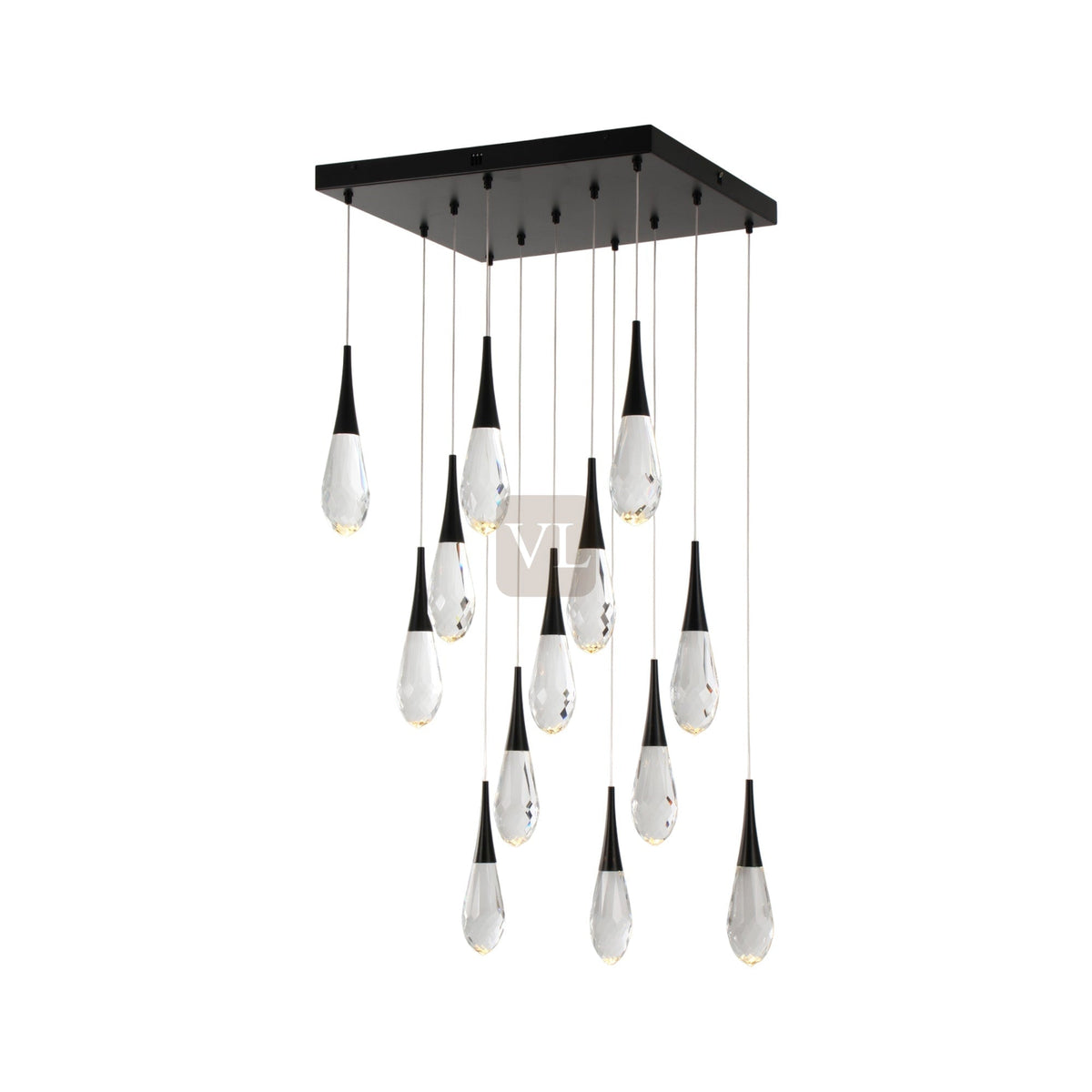 Crystal Drop LED Pendant Light