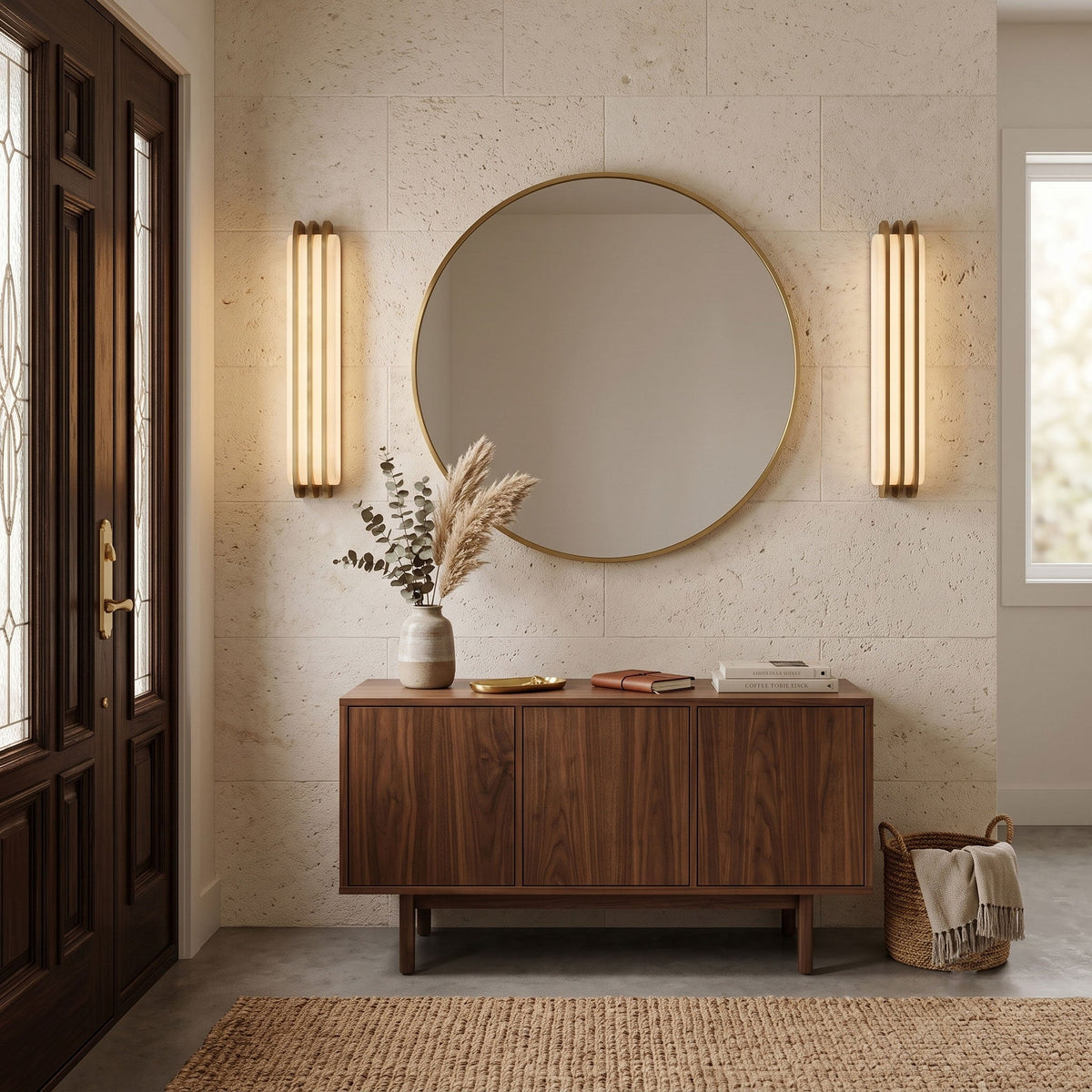 Virex Layered Alabaster Wall Light - Vakkerlight