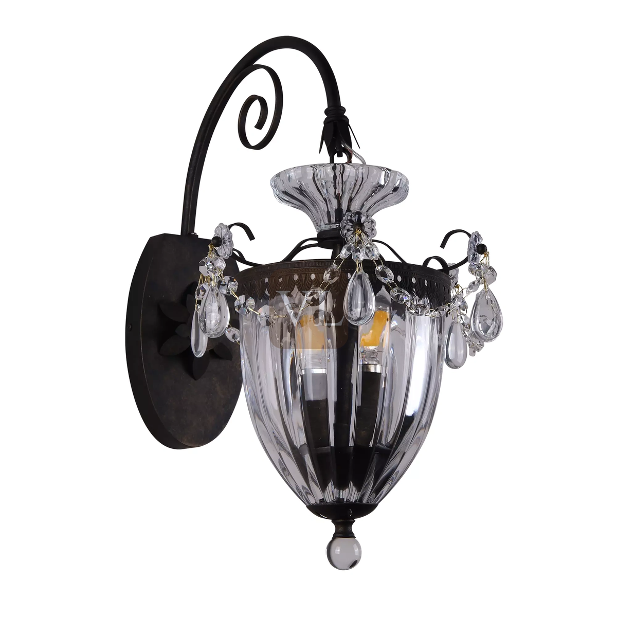 Victorian Crystal Lamp