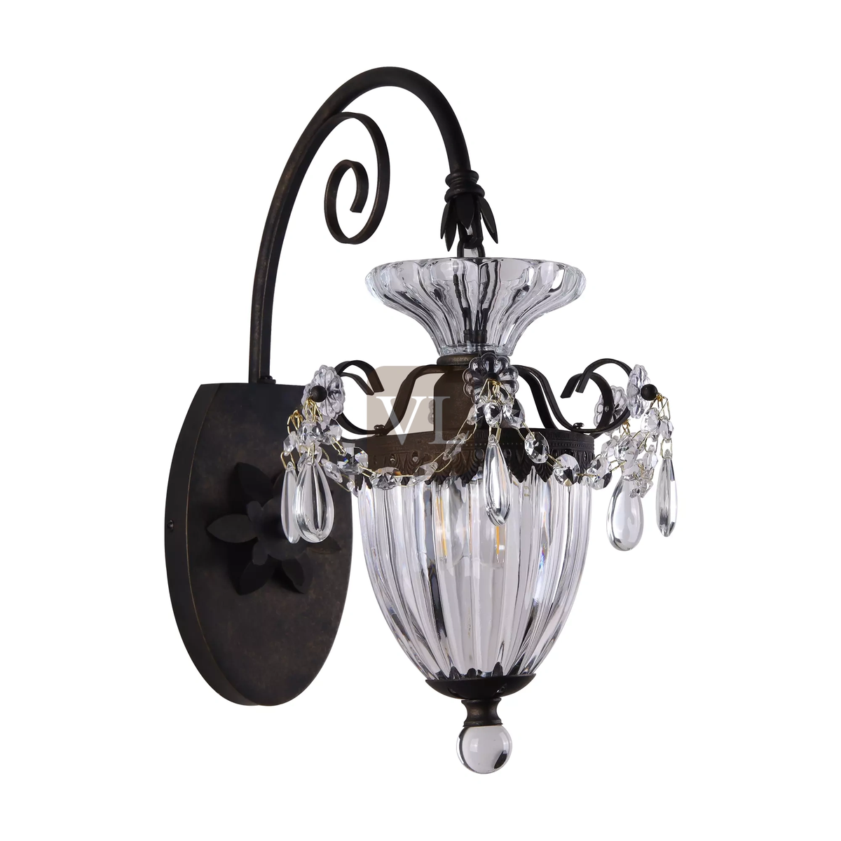 Victorian Crystal Lamp