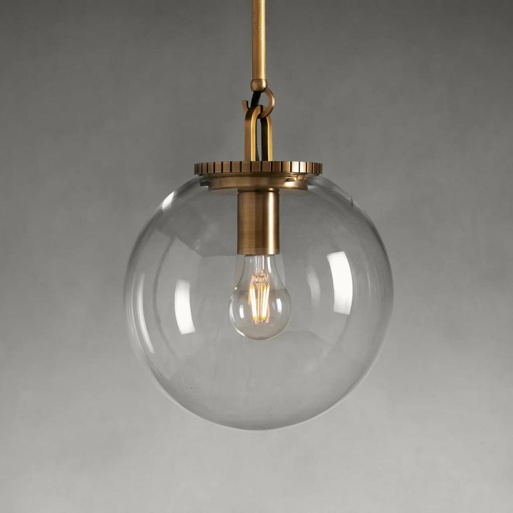 Westvane Globe Pendant with Rod