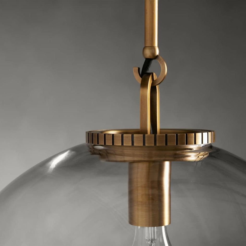Westvane Globe Pendant with Rod