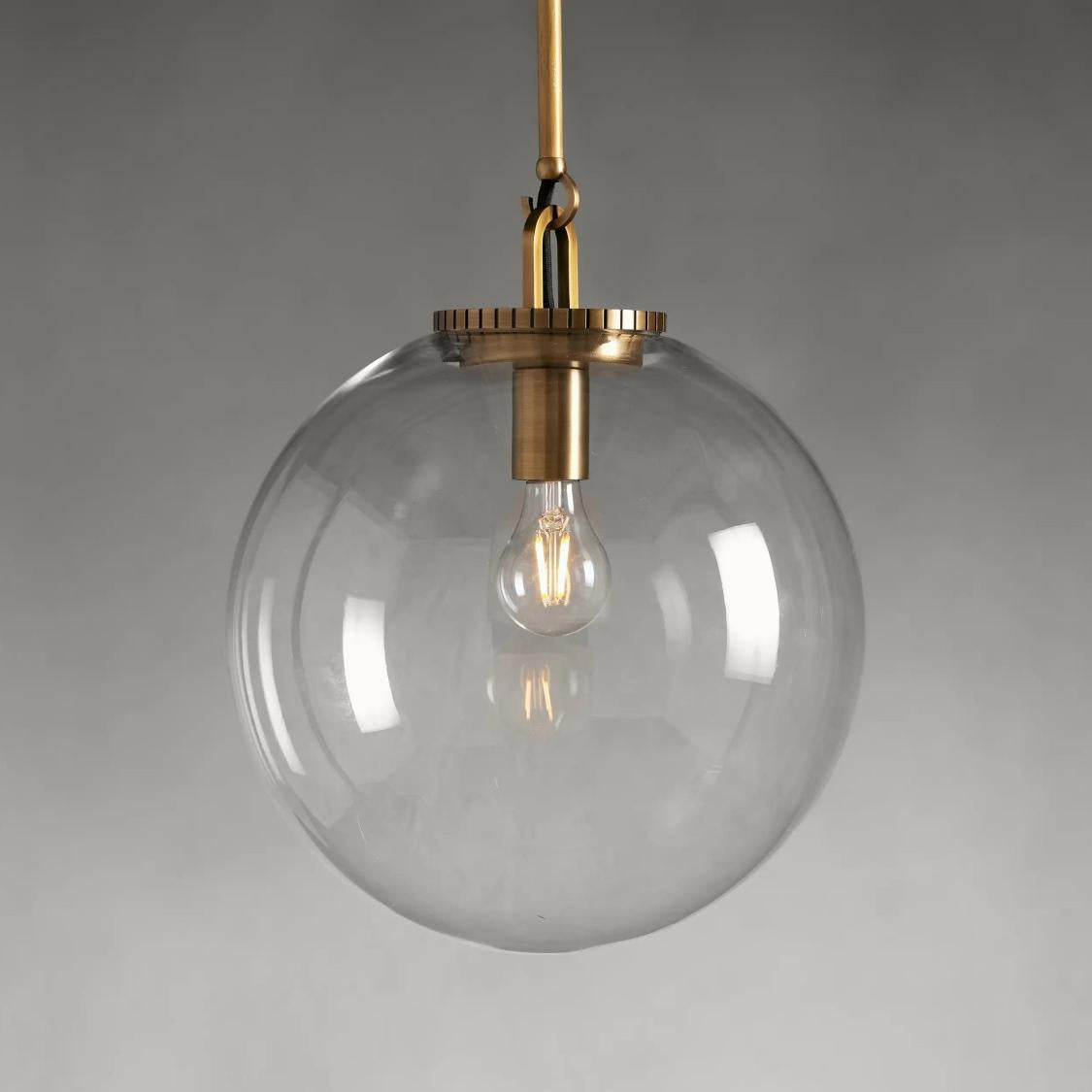 Westvane Globe Pendant with Rod