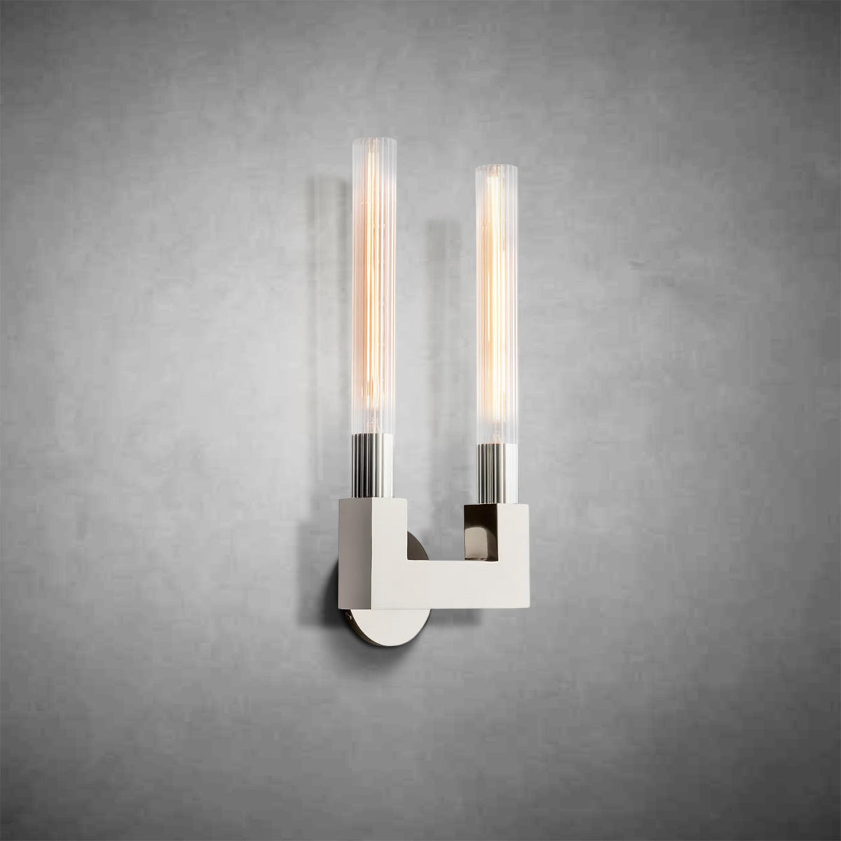 Cannel Double Wall Sconce 18"H