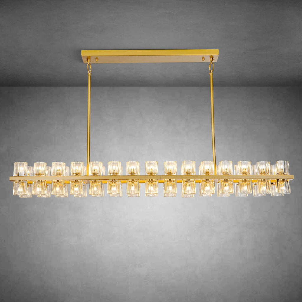 Modern Round Chandelier,K9 Crystal Chandeliers for Dining Room
