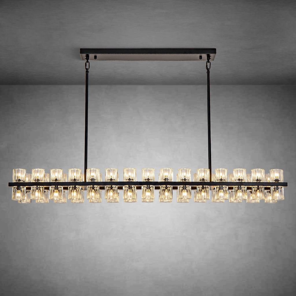 Modern Round Chandelier,K9 Crystal Chandeliers for Dining Room