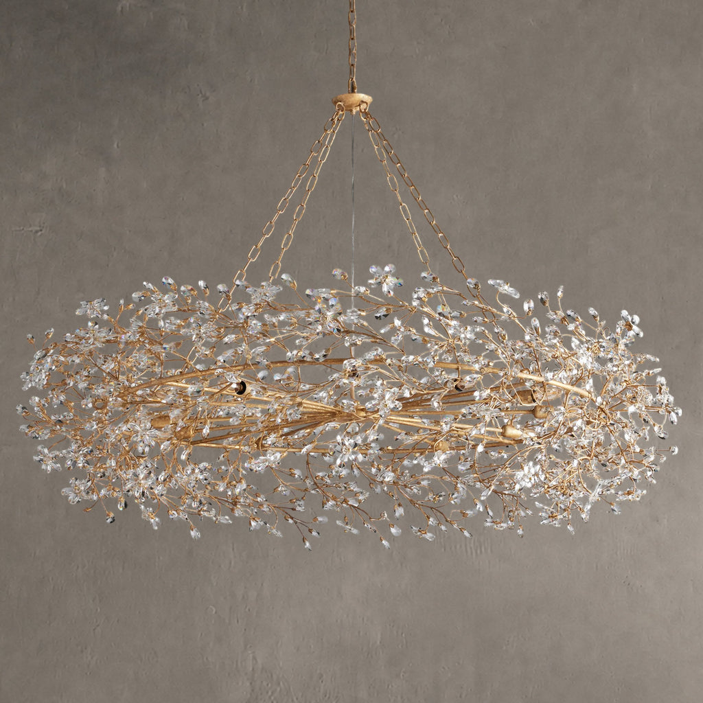Roselle Crown Chandelier 39" 48" 60"