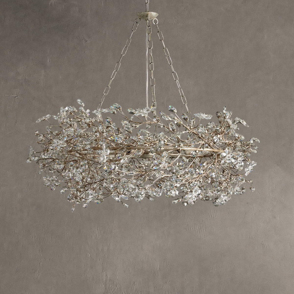 Roselle Crown Chandelier 39" 48" 60"
