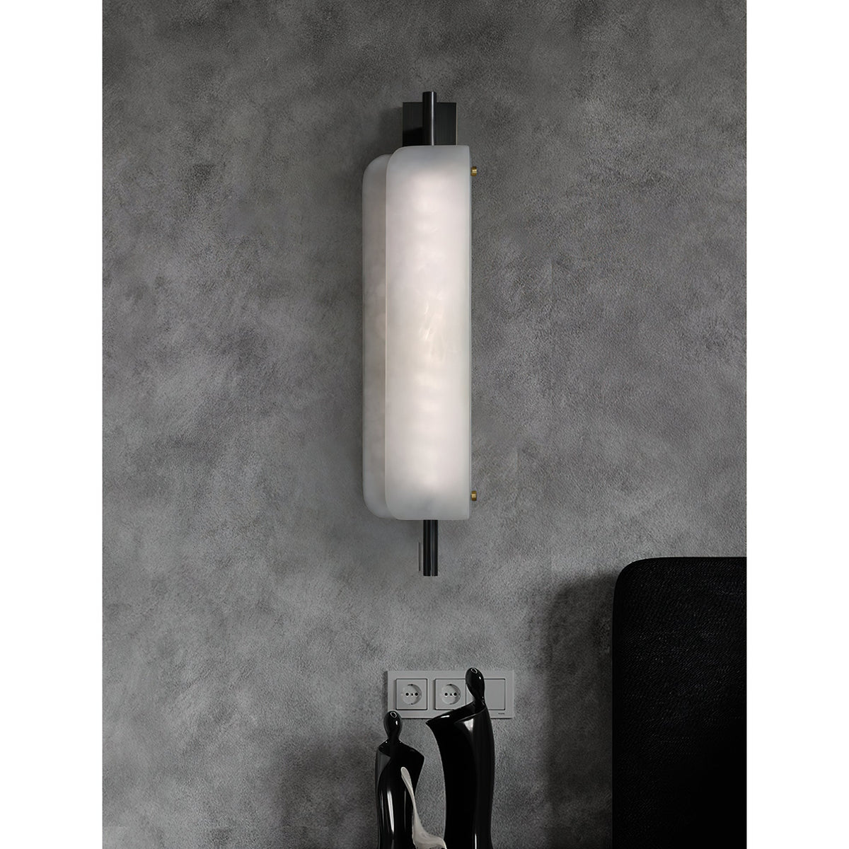 Alabaster Arc Wall Lamp - view 5