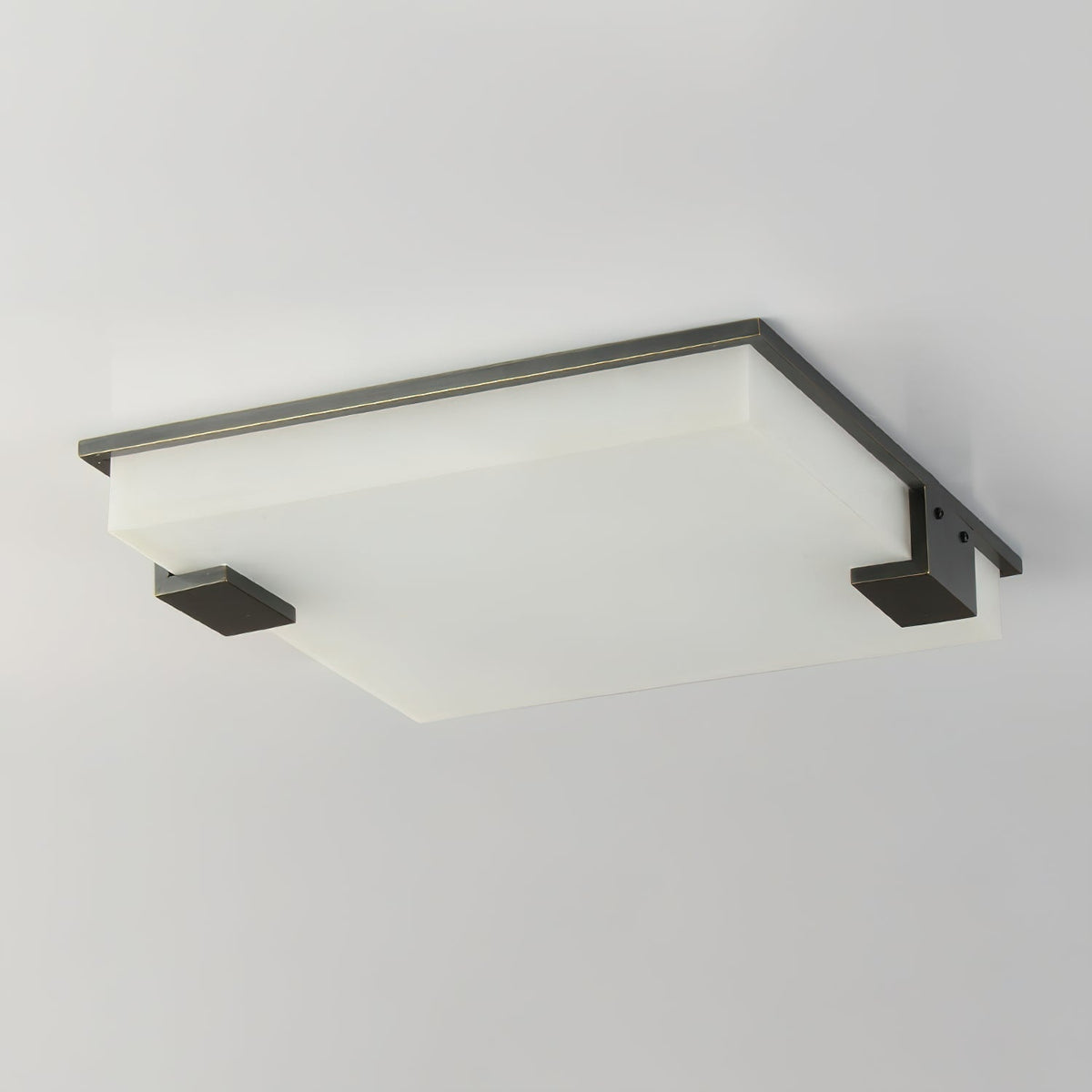 Alabaster Petal Flush Mount Ceiling Light - view 10