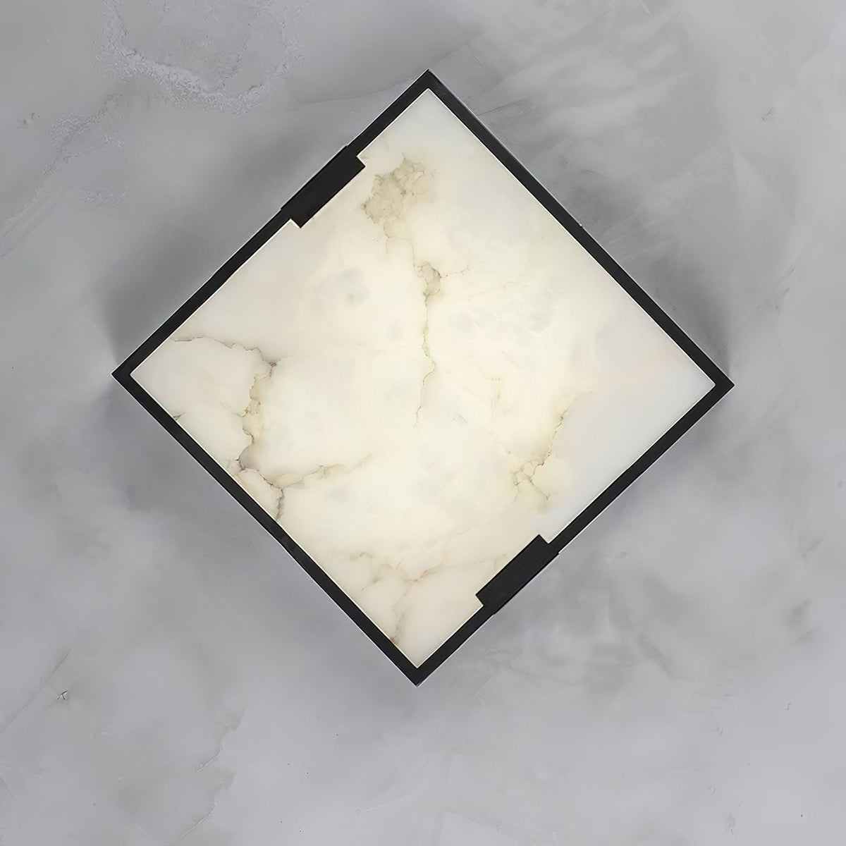 Alabaster Petal Flush Mount Ceiling Light - view 13