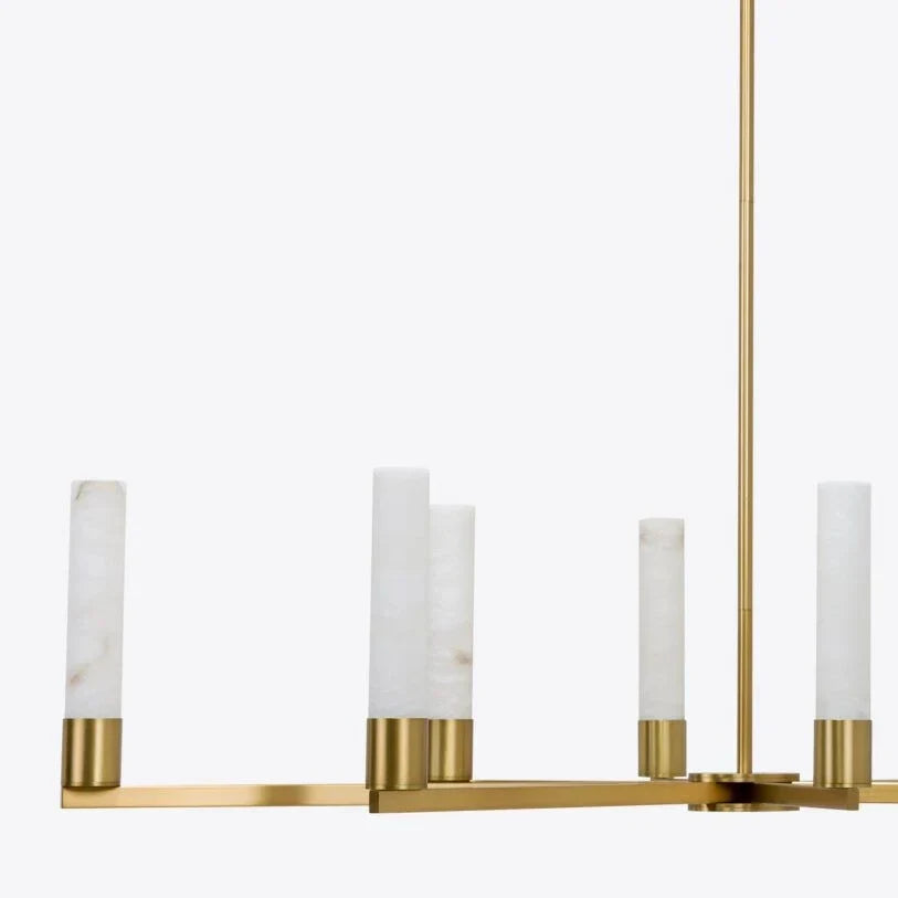 Alabaster Sputnik Sphere Chandelier
