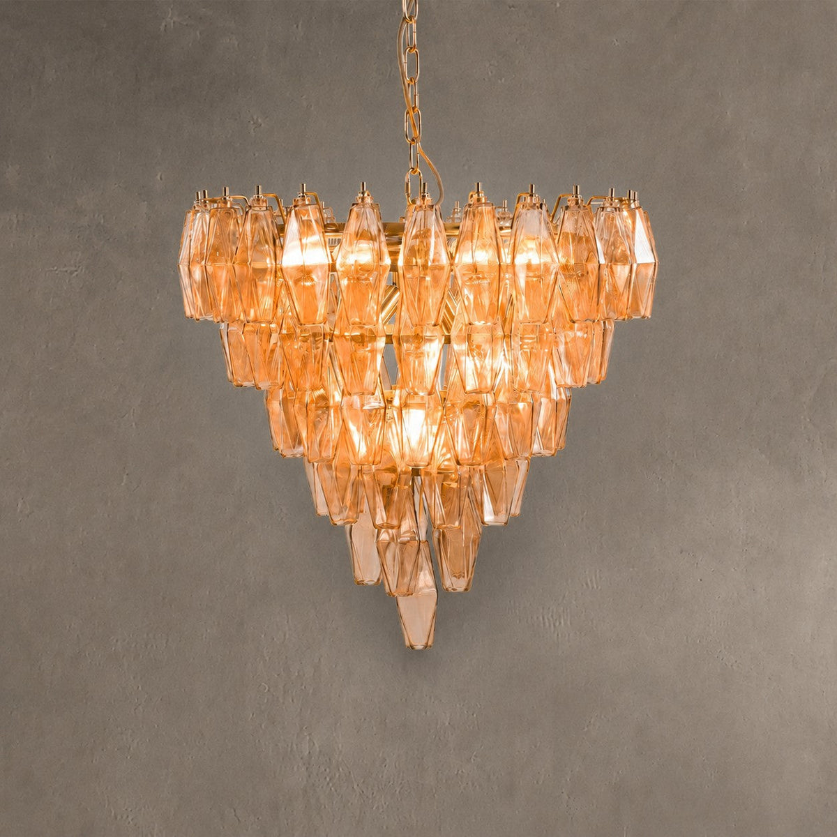 Asti Chandelier  Glass