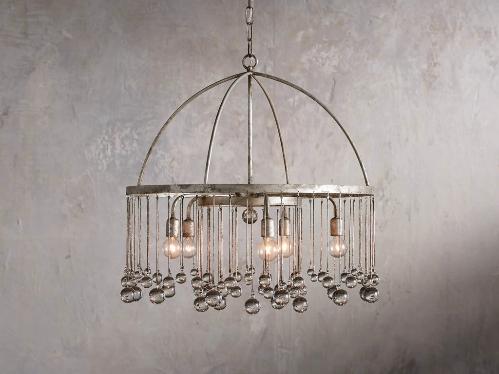 Aurelle Crystal Ball Round Chandelier 5 Light / 8 Light