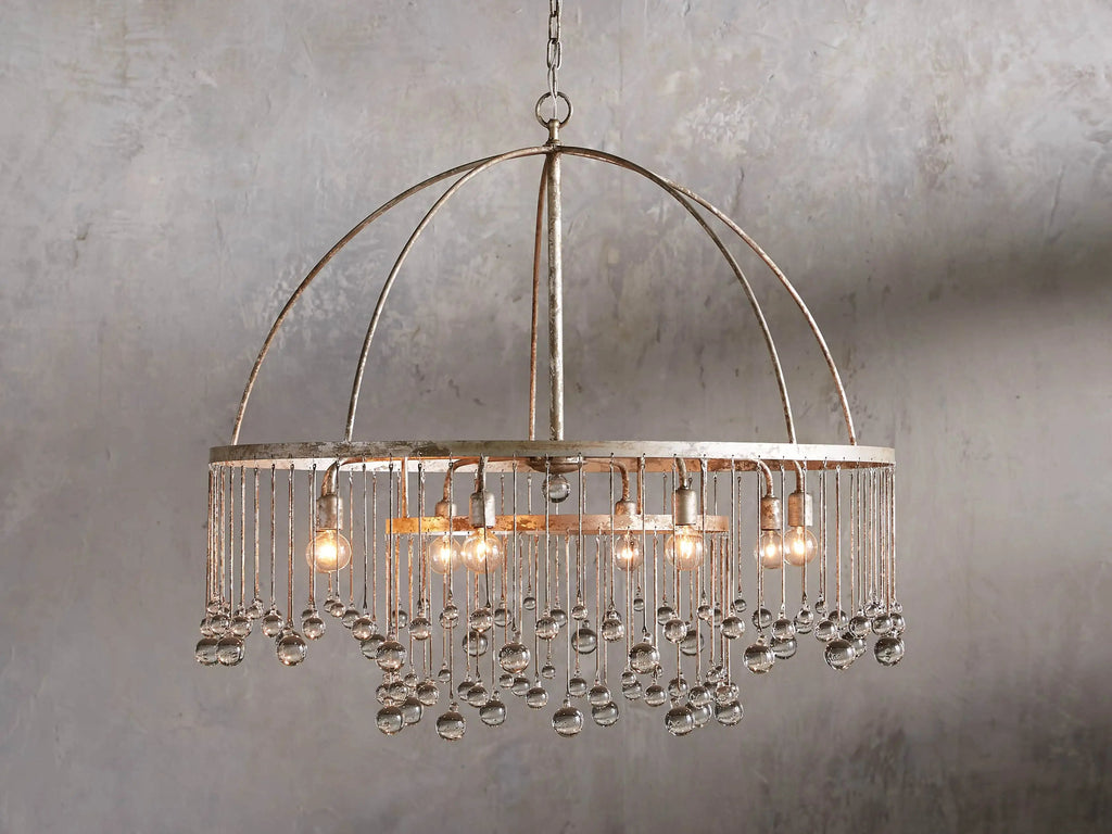 Aurelle Crystal Ball Round Chandelier 5 Light / 8 Light