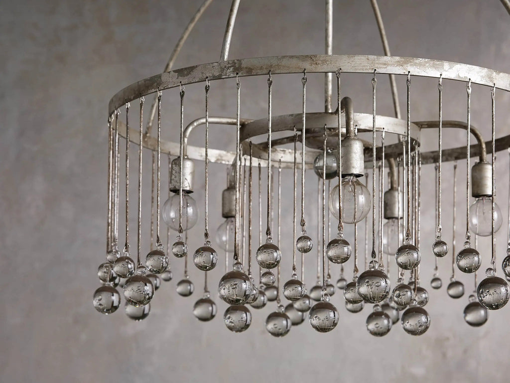Aurelle Crystal Ball Round Chandelier 5 Light / 8 Light
