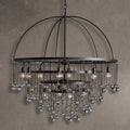 Aurelle Modern Crystal Ball 4 Tier Chandelier