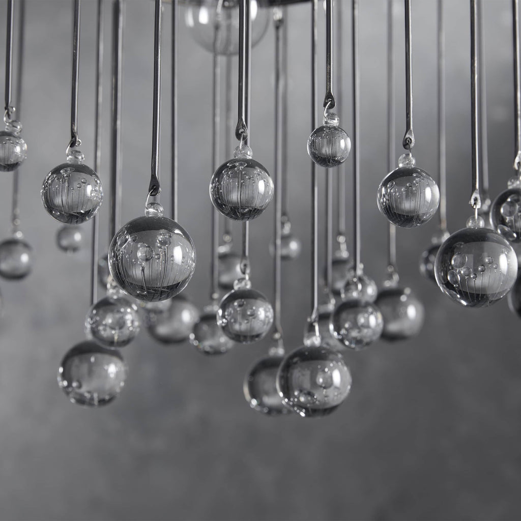 Aurelle Modern Crystal Ball Pendant Light