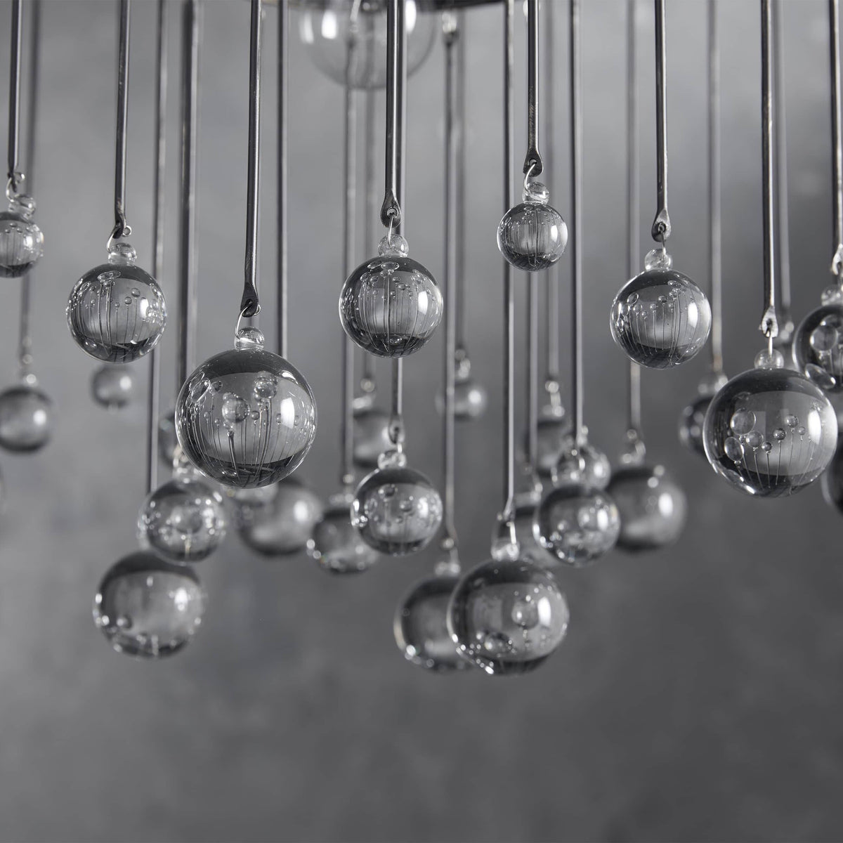 Aurelle Modern Crystal Ball Pendant Light