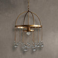 Aurelle Modern Crystal Ball Pendant Light