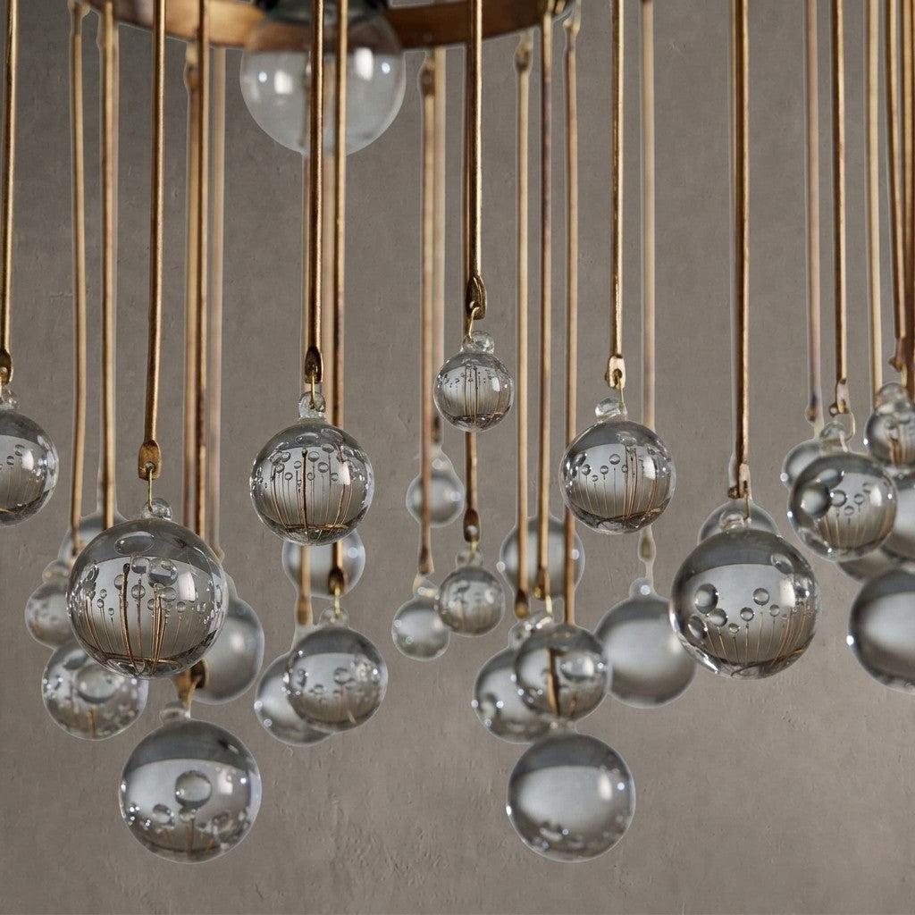 Aurelle Modern Crystal Ball Pendant Light