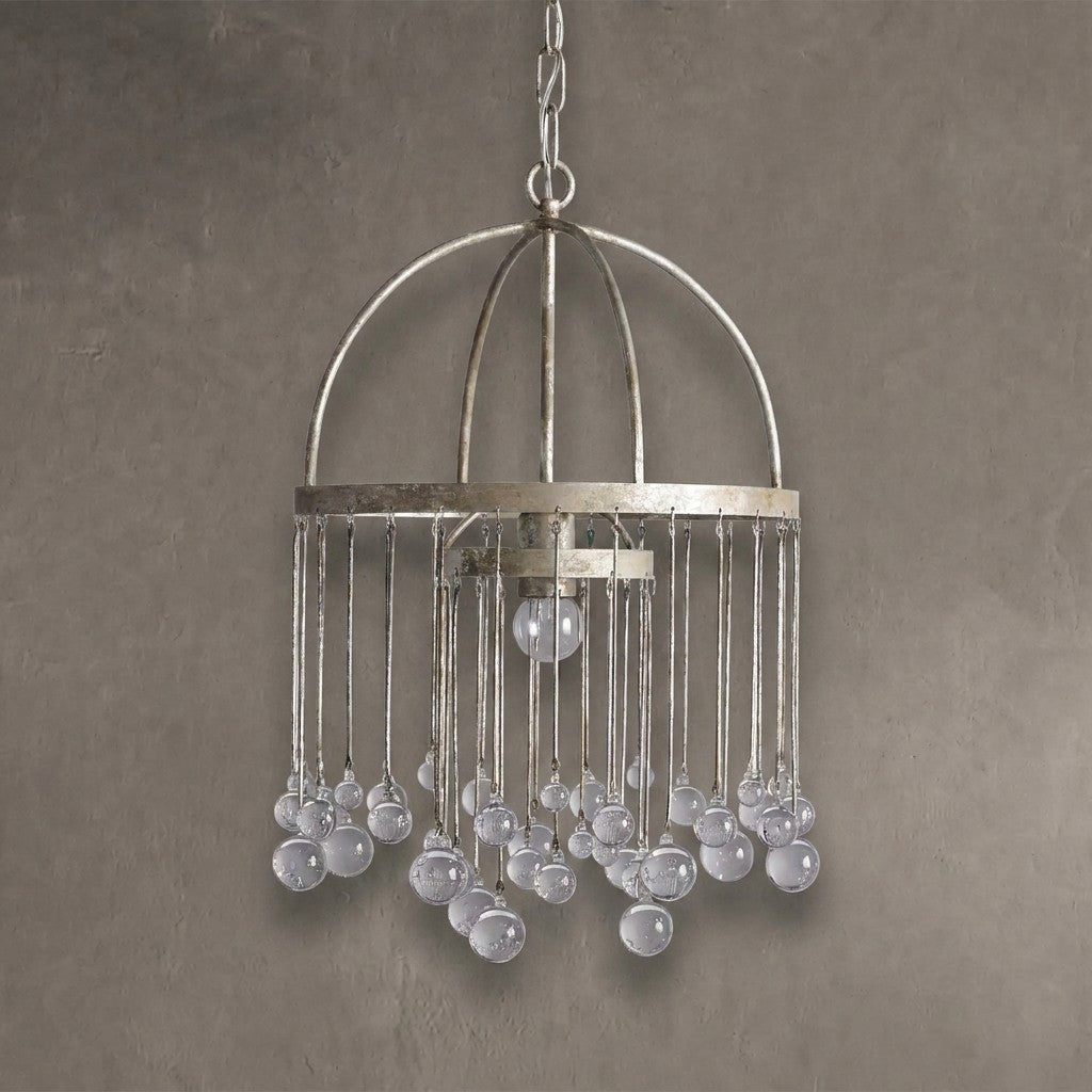 Aurelle Modern Crystal Ball Pendant Light