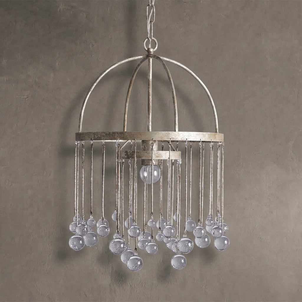 Aurelle Modern Crystal Ball Pendant Light