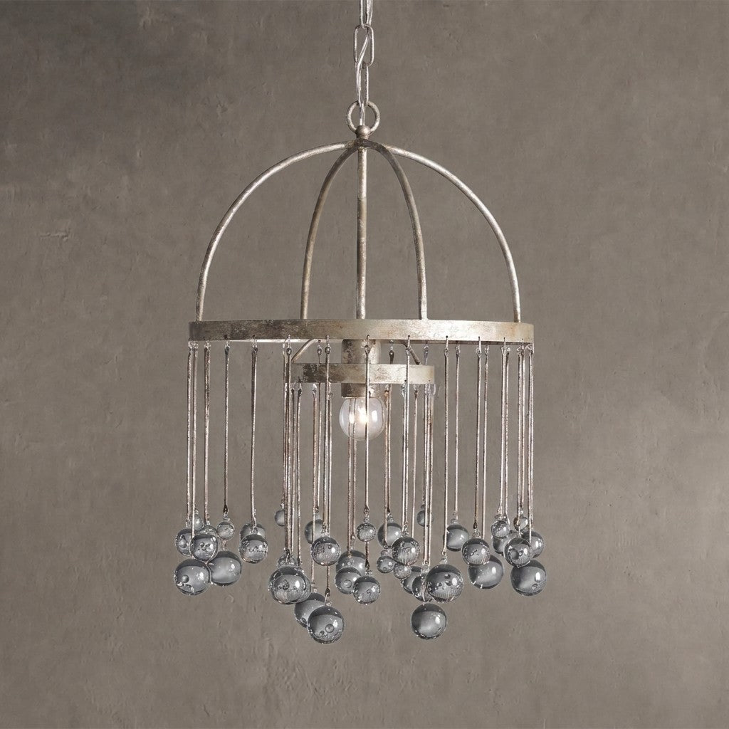 Aurelle Modern Crystal Ball Pendant Light